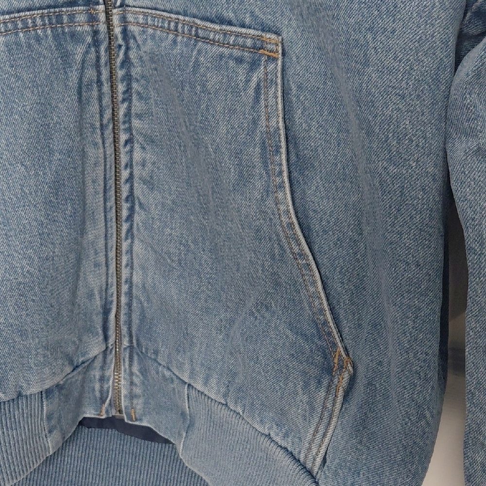 Levi's Blue Denim Hooded Jacket - Picture 3 of 10